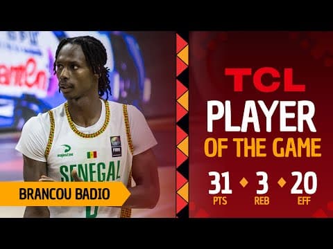 Brancou Badio (31 PTS) | TCL Player Of The Game | SEN 🇸🇳 vs SSD 🇸🇸 | #AfroBasket 2025