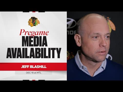 "We still played really great hockey." | Jeff Blashill Pregame 12.18.25