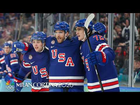 Team USA hockey RALLIES past Denmark for 2-0 start to group play | Winter Olympics 2026 | NBC Sports