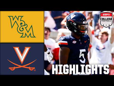 William & Mary Tribe vs. Virginia Cavaliers | Full Game Highlights | ESPN College Football