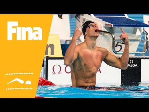 BCN2013: Cesar Cielo (BRA) Winner of Mens 50m Butterfly