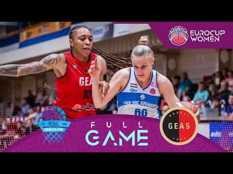 LIVE - TARR KSC Szekszard v GEAS | EuroCup Women 2025-26 | Regular Season