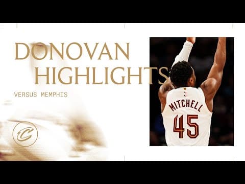 Cavs vs Grizzlies | Donovan Mitchell Highlights | 11.15.2025