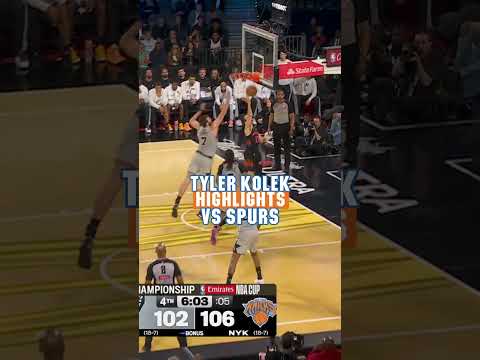 tyler kolek ladies and gentlemen 👏 #nba #nyknicks #tylerkolek