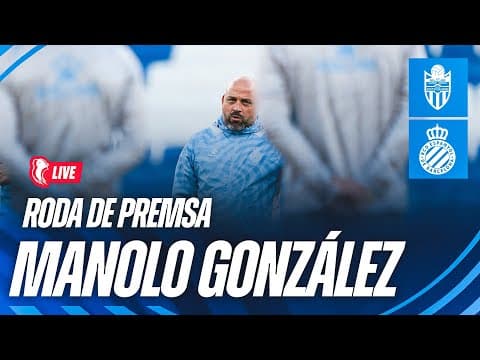 🔴 LIVE | 🎥 Roda de premsa de Manolo González prèvia a l’Atlético Baleares 🆚 Espanyol