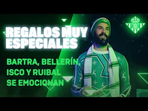 BARTRA, BELLERÍN, RUIBAL e ISCO reciben un regalo muy especial 🎁💚 | Real BETIS Balompié