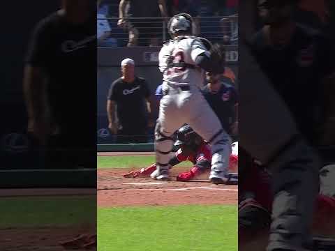 And the Guardians are on the board with THIS PLAY 😲