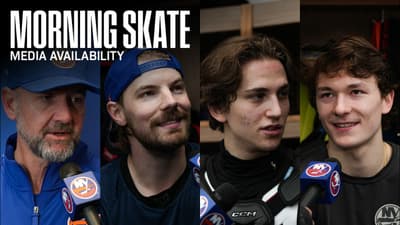 New York Islanders Morning Skate Availability | NYI vs CAR
