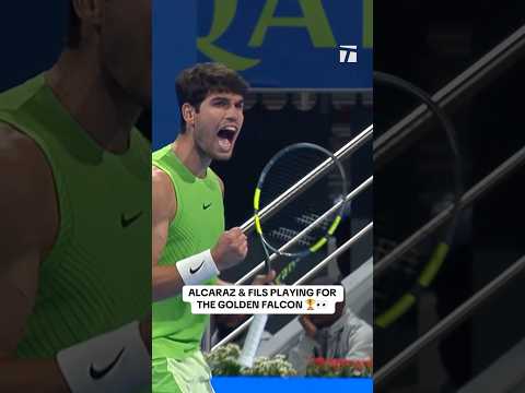 Don’t miss the Doha final Saturday at 1PM ET on the Tennis Channel App 🍿 #alcaraz #fils #tennis