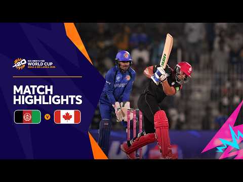 Afghanistan v Canada | Match Highlights | Men's T20 World Cup 2026