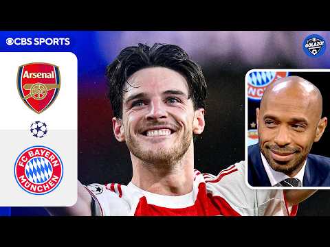 Arsenal hand Bayern first defeat of the season! Thierry Henry & Declan Rice REACTION | UCL Today
