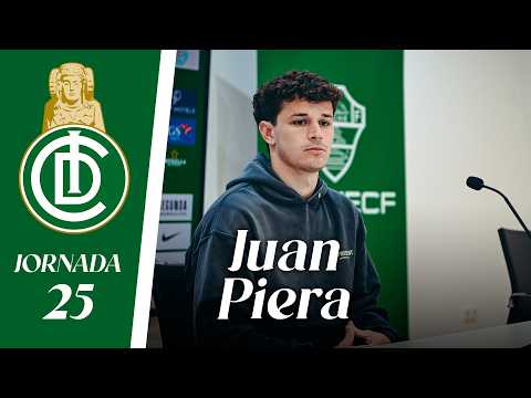 RUEDA DE PRENSA | Juan Piera habla sobre el Elche Ilicitano - CF Intercity | Jornada 25