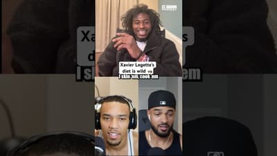 Xavier Legette eats some WILD things 🦝