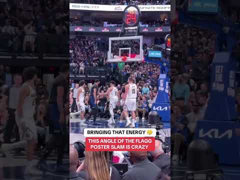 Flagg stared Jokić down after this poster