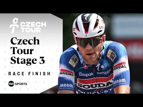 MASSIVE PUSH! 🔥 | Men's 2025 Czech Tour Stage 3 Final KM's | TNT Sports Cycling