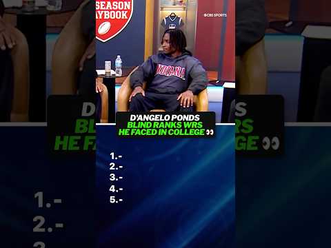 Did D’Angelo Ponds get this list right?? 👀 #cfb #collegefootball #nfldraft