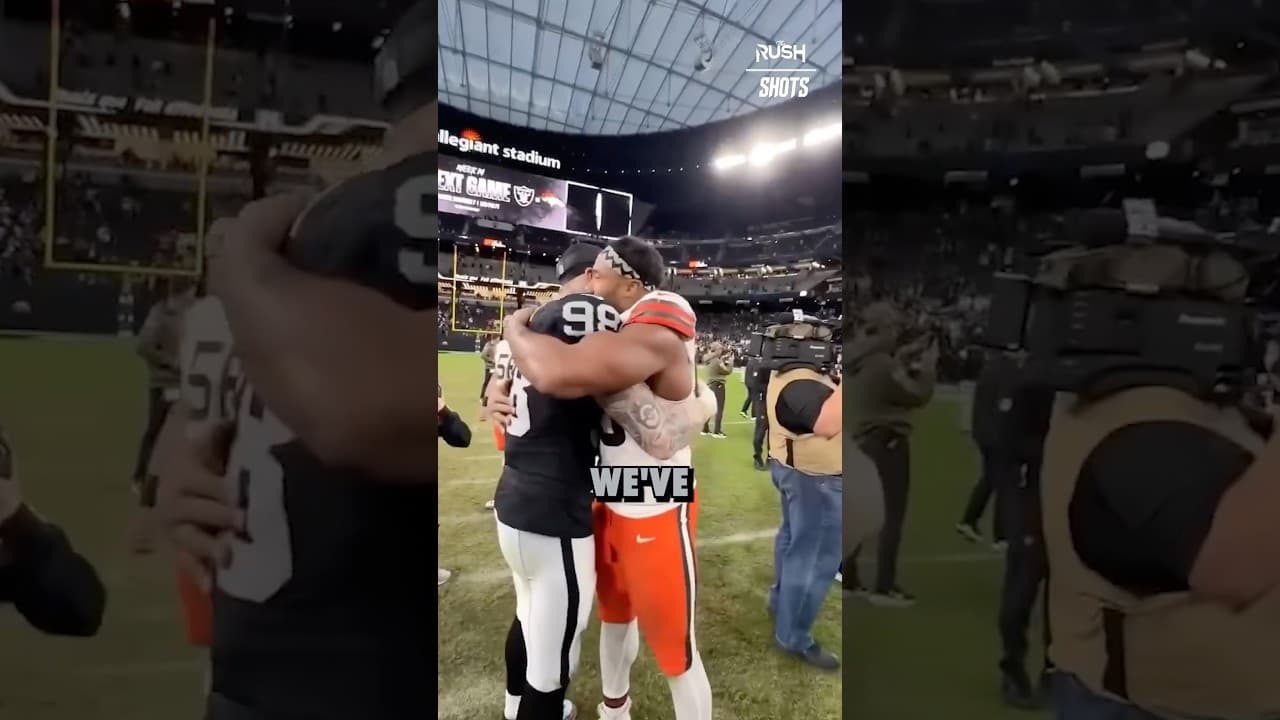 Maxx Crosby on what makes Myles Garrett Different! 🙌