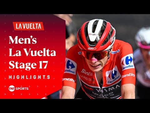 SOLO HEROICS ON MORREDERO! 👏 | 2025 Men's La Vuelta Stage 17 Race Highlights | TNT Sports Cycling