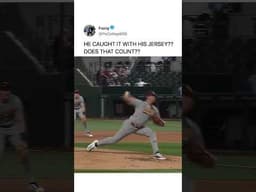 caught with his JERSEY??