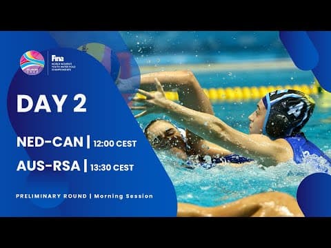 Day 2 PRELIMINARY ROUND | Morning Session 2| FINA World Women's Youth Water Polo Championships 2022