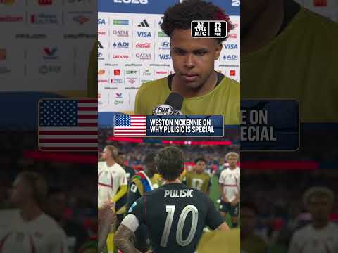 Weston McKennie spoke with Tom Rinaldi postgame about Christian Pulisic making his USMNT return