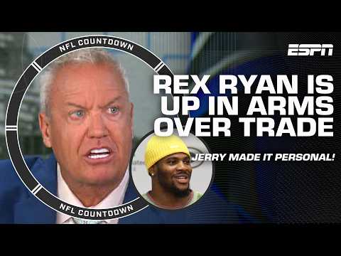WORST TRADE IN NFL HISTORY⁉️🤯 Rex Ryan BLASTS Jerry Jones for 'making it personal' | NFL Countdown