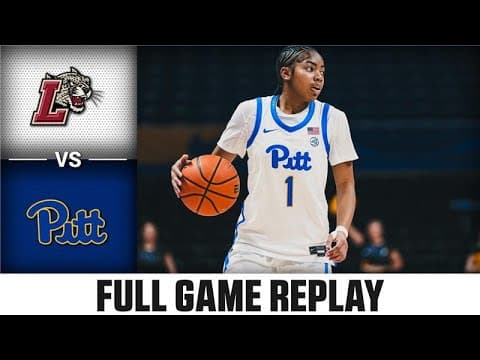 Lafayette vs. Pitt Full Game Replay | 2025-26 ACC Women's Basketball