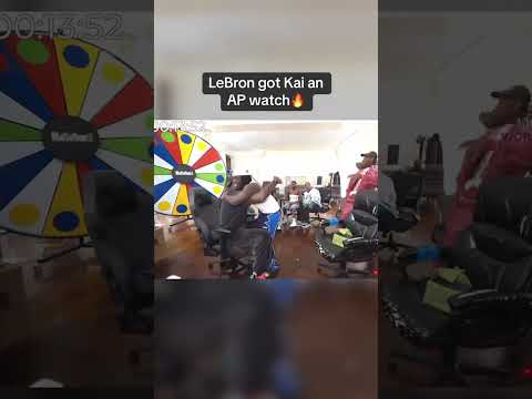 LeBron got Kai Cenat a watch ⌚️ (via @KaiCenat)