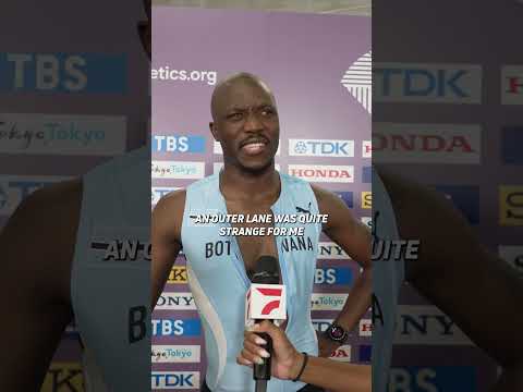 A 20.18 and he calls it a walk in the park… What’s Letsile Tebogo cooking up for the semis? 🔥👀