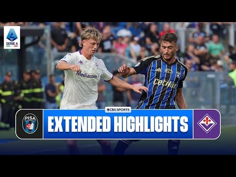 Pisa vs. Fiorentina: Extended Highlights | Serie A | CBS Sports Golazo