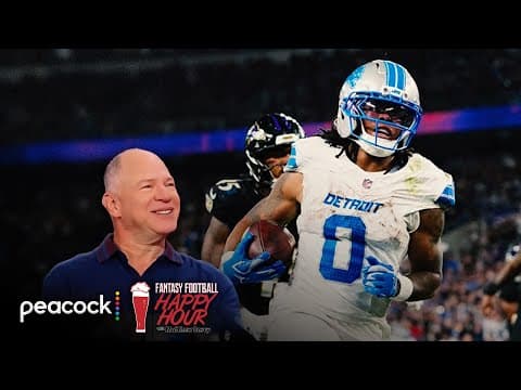 Lions-Ravens fantasy takeaways: Gibbs, Montgomery go wild | Fantasy Football Happy Hour | NFL on NBC
