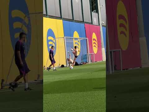 That sound you love. 🥅💥 #shorts #fcbarcelona