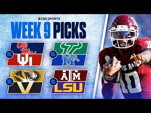 Picks for EVERY Top 25 game in College Football [Full Week 9 Predictions]