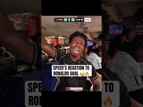 SPEED WENT WILD AFTER RONALDO’S FIRST GOAL OF WORLD CUP 😂🔥