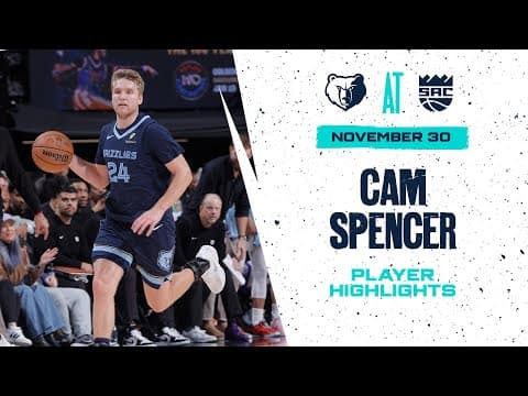 Cam Spencer Highlights vs  Sacramento Kings