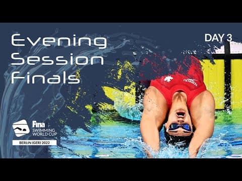 LIVE | #Swimming WORLD CUP 2022 | Berlin | FINALS | Day 3