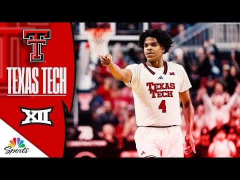 Christian Anderson highlights from Texas Tech’s win over Utah | Big 12 on NBC Sports