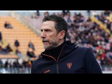 Mister Di Francesco presenta Cagliari-Lecce