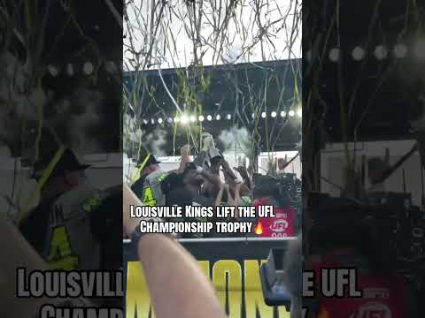 Louisville Kings are UFL champions 🏆
