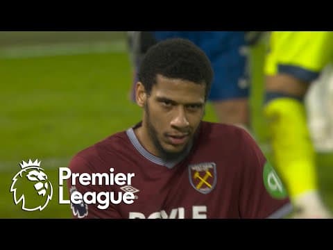 Jean-Clair Todibo sent off for grabbing Joao Pedro's throat | Premier League | NBC Sports