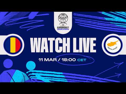 LIVE - Romania v Cyprus | FIBA Women's EuroBasket 2027 Qualifiers | First Round
