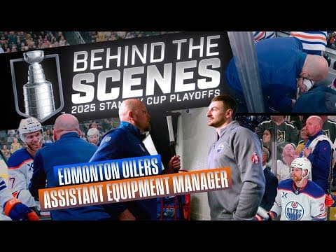 Follow Oilers Equipment Manager's Day During Game 2 vs. Golden Knights
