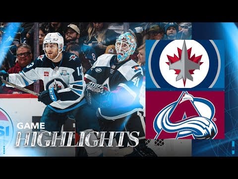 Colorado Avalanche vs. Winnipeg Jets - Game Highlights