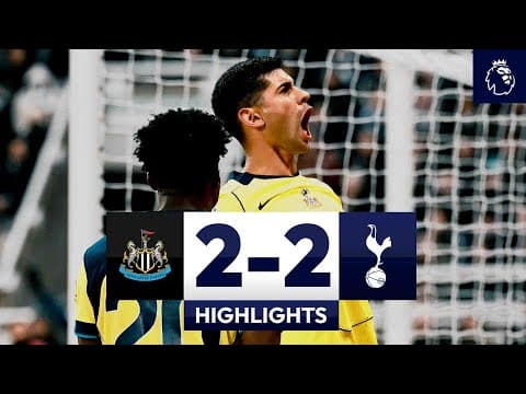 Cristian Romero’s last gasp overhead kick 🤯 | Newcastle 2-2 Spurs | Premier League Highlights