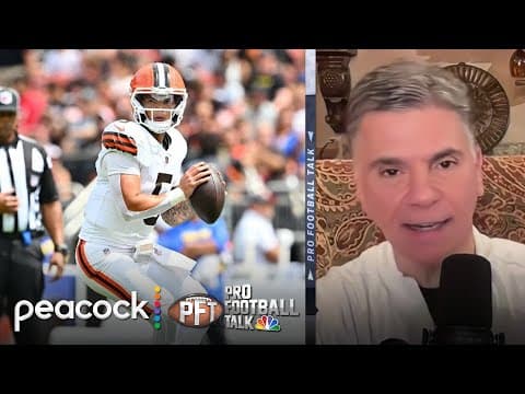 Browns reportedly bench Joe Flacco to start rookie Dillon Gabriel | Pro Football Talk | NFL on NBC