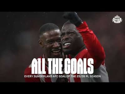 All 42 Goals From Sunderland's European Qualifying Season | Premier League 2025-26