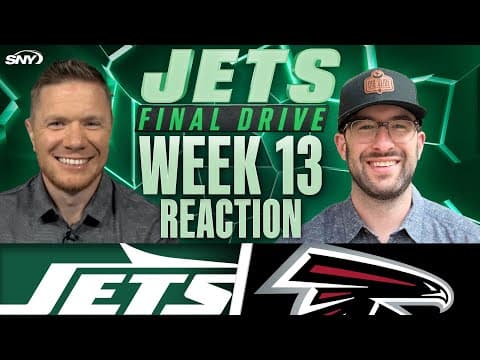 Jets-Falcons Week 13 reaction with Connor Hughes and Zack Rosenblatt | Jets Final Drive
