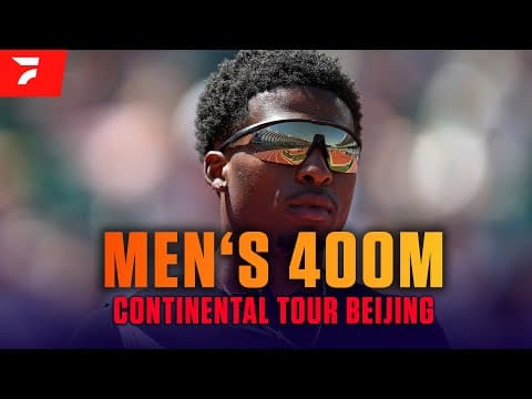Men’s 400m Final | Khaleb McCrae, Bryce Deadmon, Dylan Borlée | Continental Tour Beijing 2025