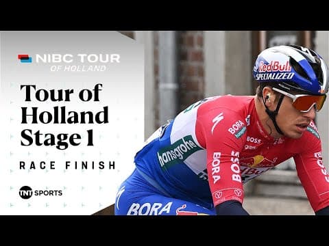 WHAT A WIN! 🤩 | 2025 Men's Tour of Holland Stage 1 Final KM's | TNT Sports Cycling