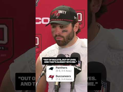 Baker Mayfield on his and the Bucs' mentality heading into Week 18